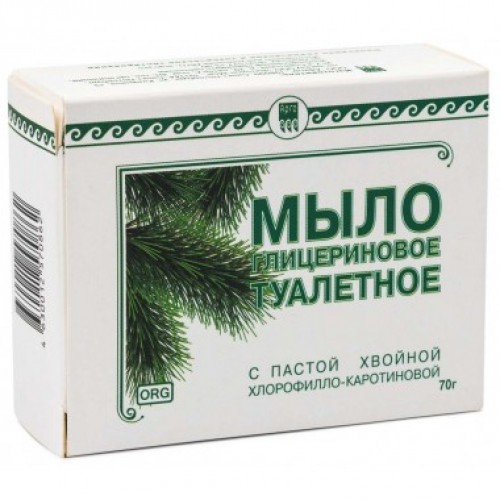 Купить Мыло туалетное глицериновое Фитолон с пастой хвойной хлорофилло-каротиновой  г. Пушкино  