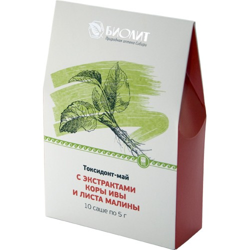 Купить Токсидонт-май с экстрактами коры ивы и листа малины  г. Пушкино  